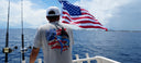 Man with Patriotic tee