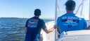 2 men going fishing wearing Guy Harvey T-Shirts