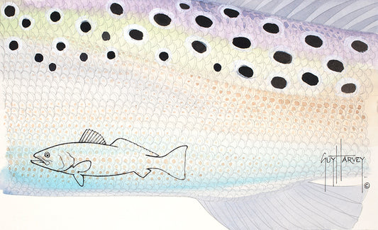 "Spotted Sea Trout Skin" Original