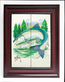 "Sockeye at Secluded Bay" Tile Art