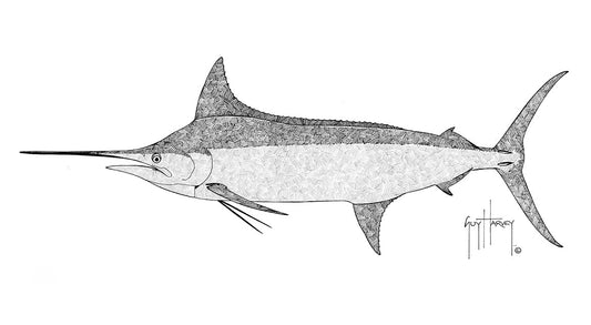 "Blue Marlin Parquet" Original