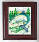 "Sockeye at Secluded Bay" Tile Art