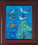"Eagle Ray Pass" Tile Art