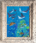 "Eagle Ray Pass" Tile Art