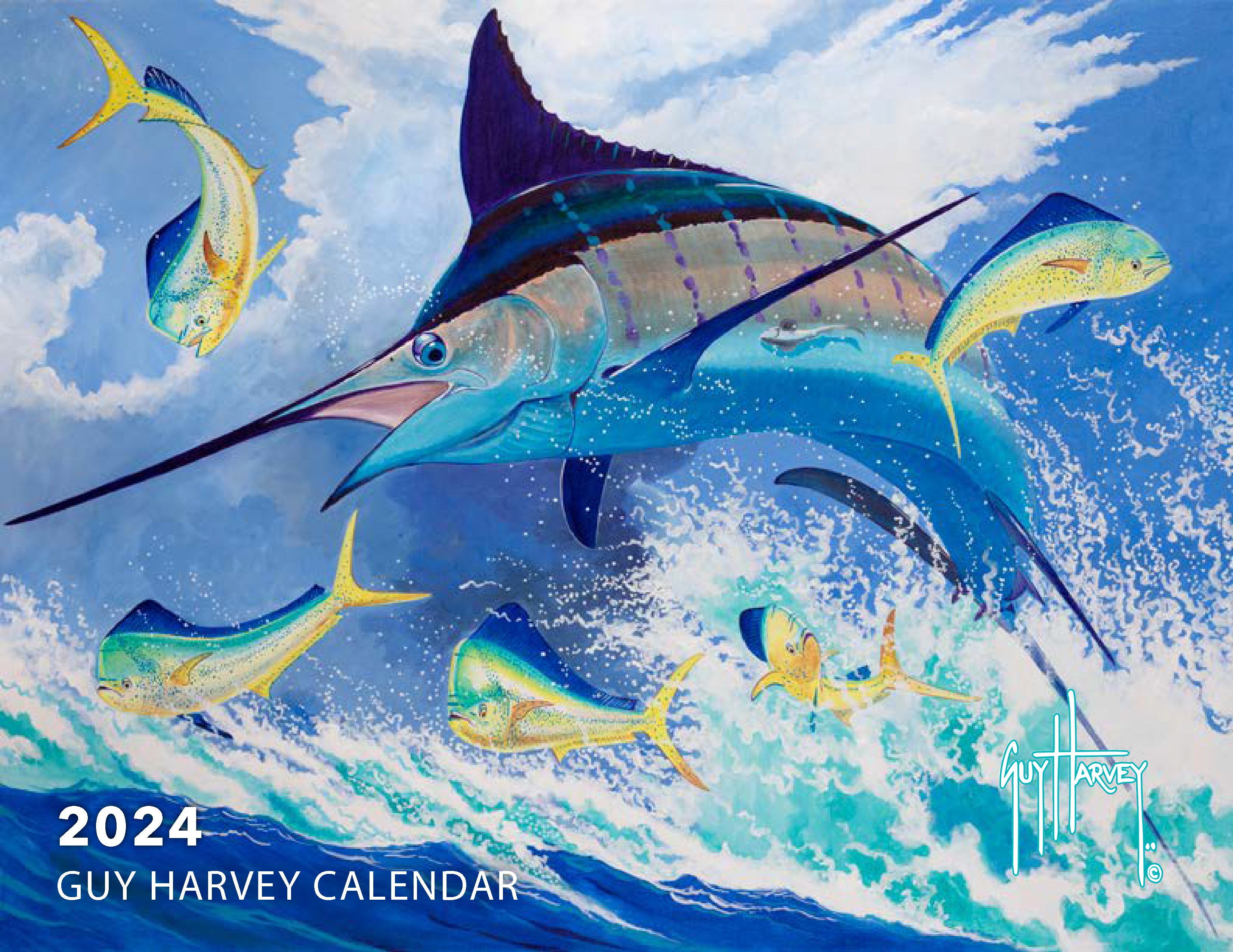 2024 Calendar Guy Harvey Guy Harvey