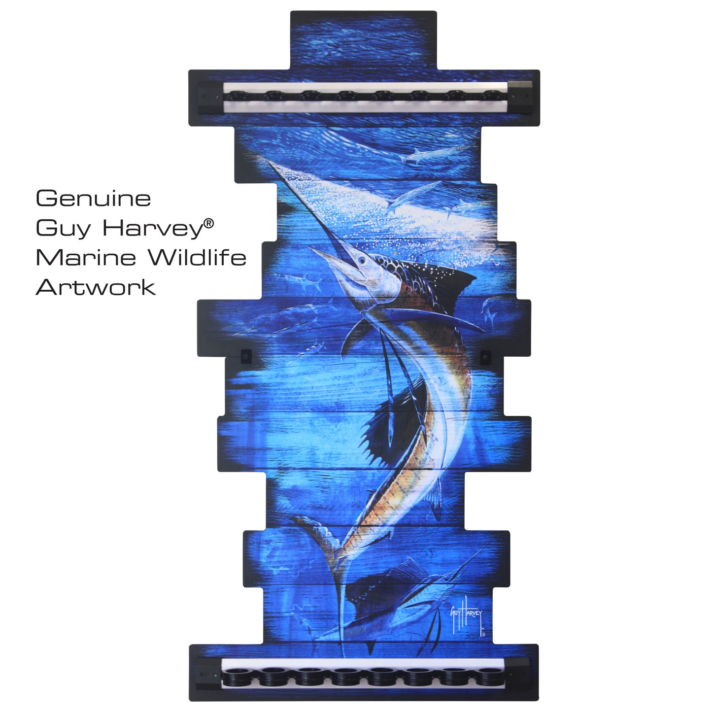 Guy Harvey Sailfish 8 Rod Rack View 2