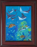 "Eagle Ray Pass" Tile Art
