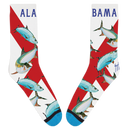 Guy Harvey Alabama Tarpon Socks View 1