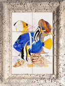 "Angel Reef - King Angel" Tile Art