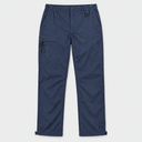 A technical fishing pant from Guy Harvey Angler Edge Collection in color dress blue, flat lay