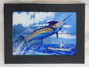 "Stormy Blue" Tile Art