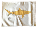 Blacktip Shark Release Flag with Guy Harvey art.
