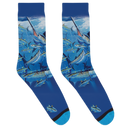 Guy Harvey Blue and Yellow Socks View 1