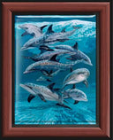 "Bottlenose Dolphins" Tile Art