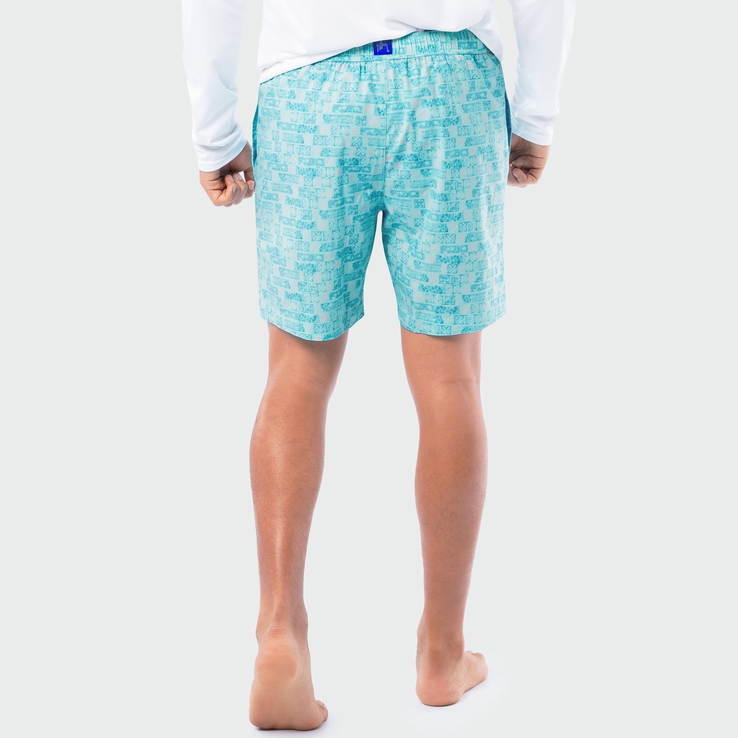 Castaway 7" Volley Swim Trunk - Aztec Print