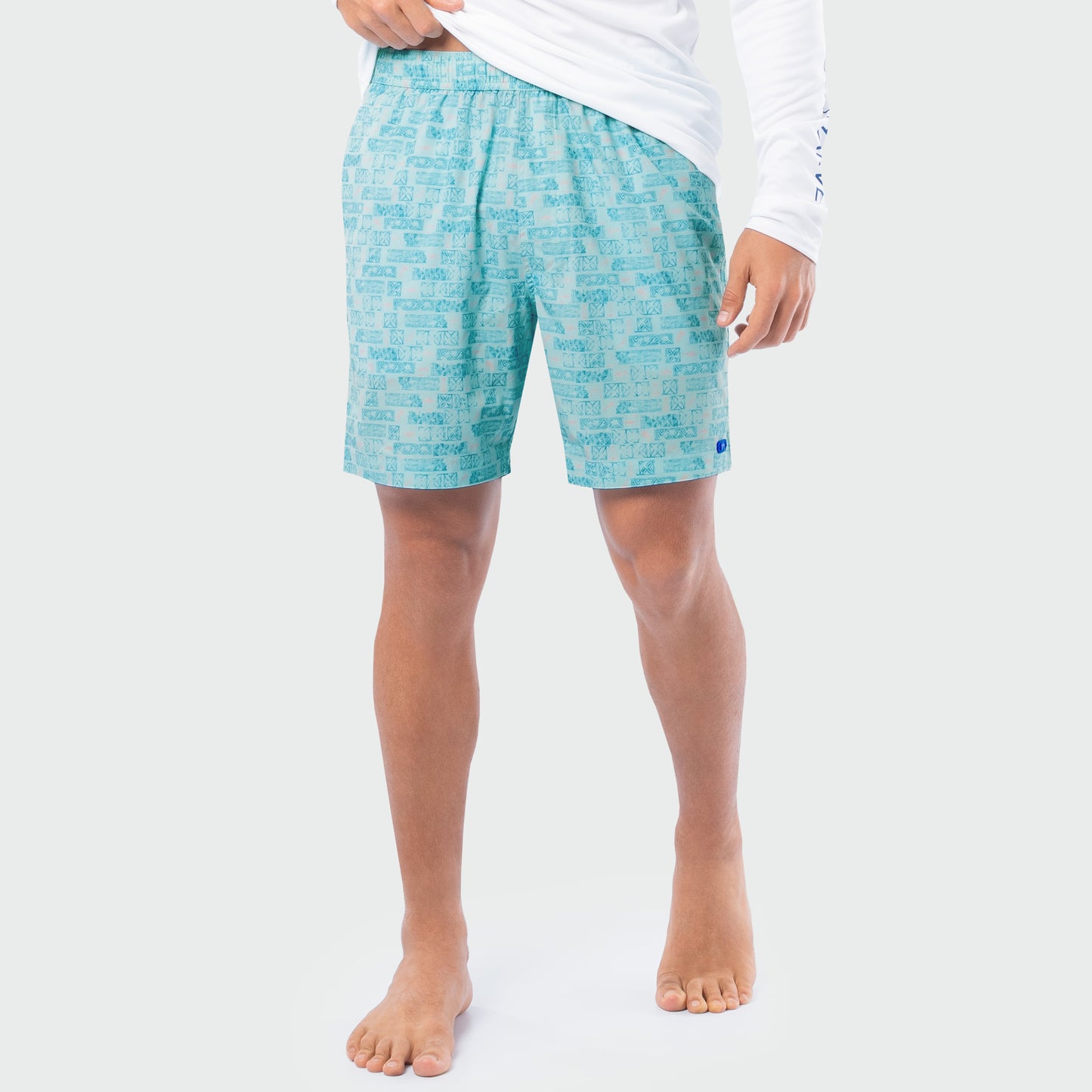 Castaway 7" Volley Swim Trunk - Aztec Print