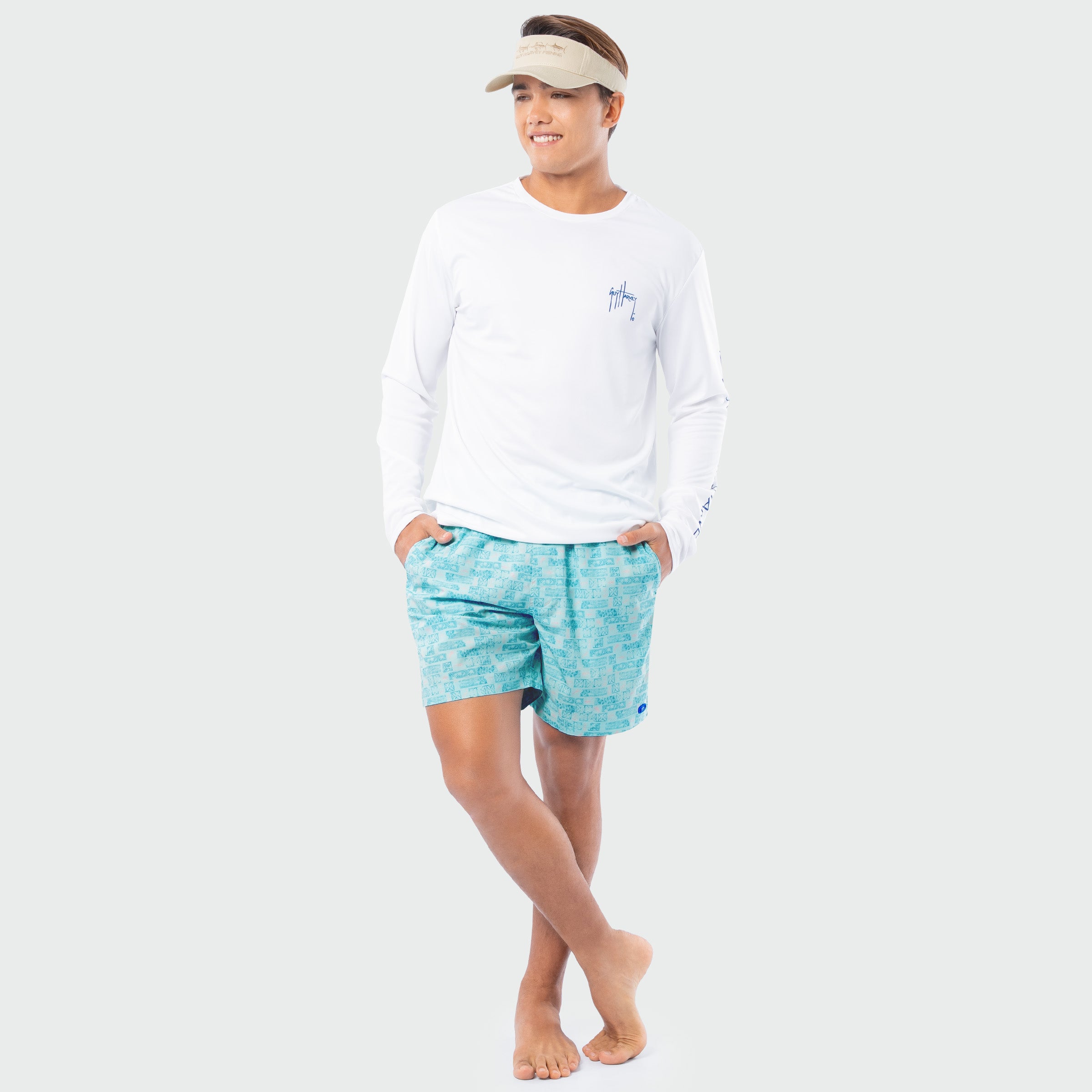 Castaway 7" Volley Swim Trunk - Aztec Print