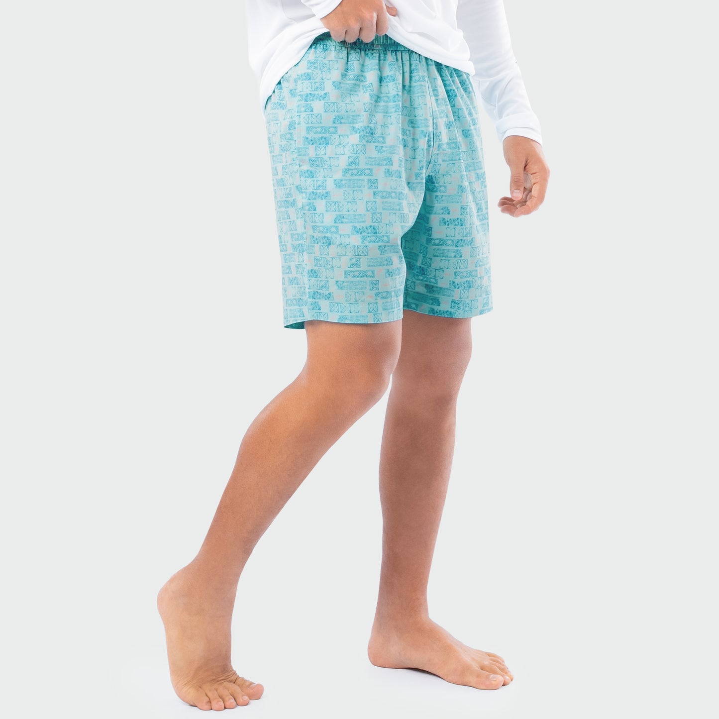 Castaway 7" Volley Swim Trunk - Aztec Print