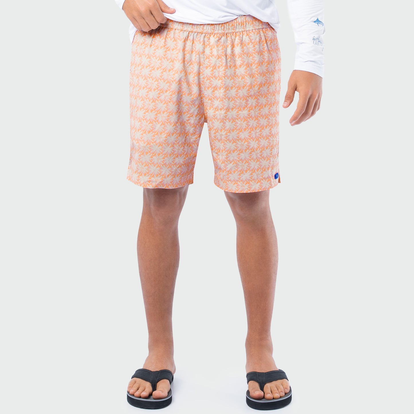 Castaway 7" Volley Swim Trunk - Dot Palm