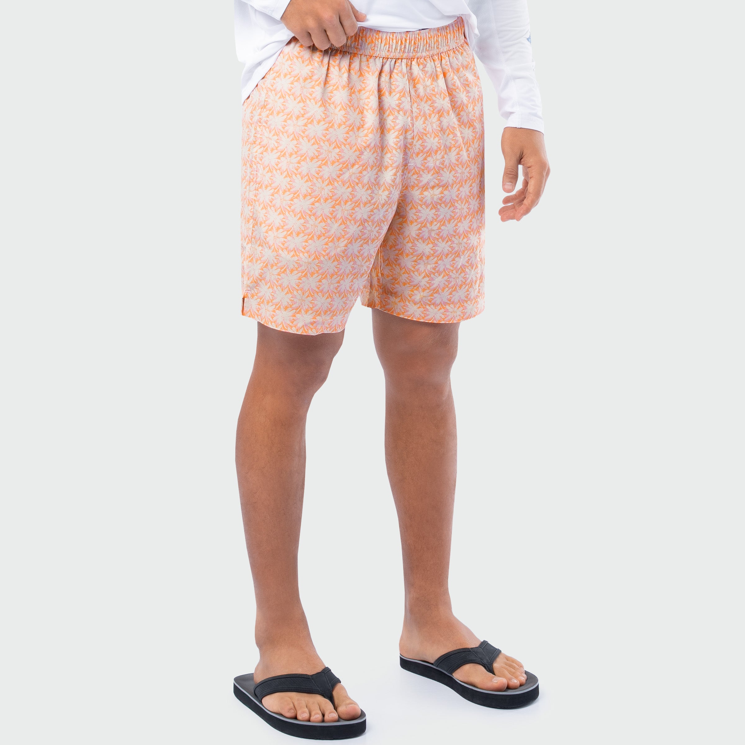 Castaway 7" Volley Swim Trunk - Dot Palm