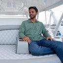 Coastal Classic Quarter Zip - Blue Surf