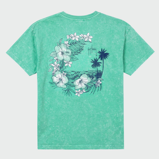Coastal Wash Tee - Flower Arch