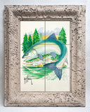 "Sockeye at Secluded Bay" Tile Art