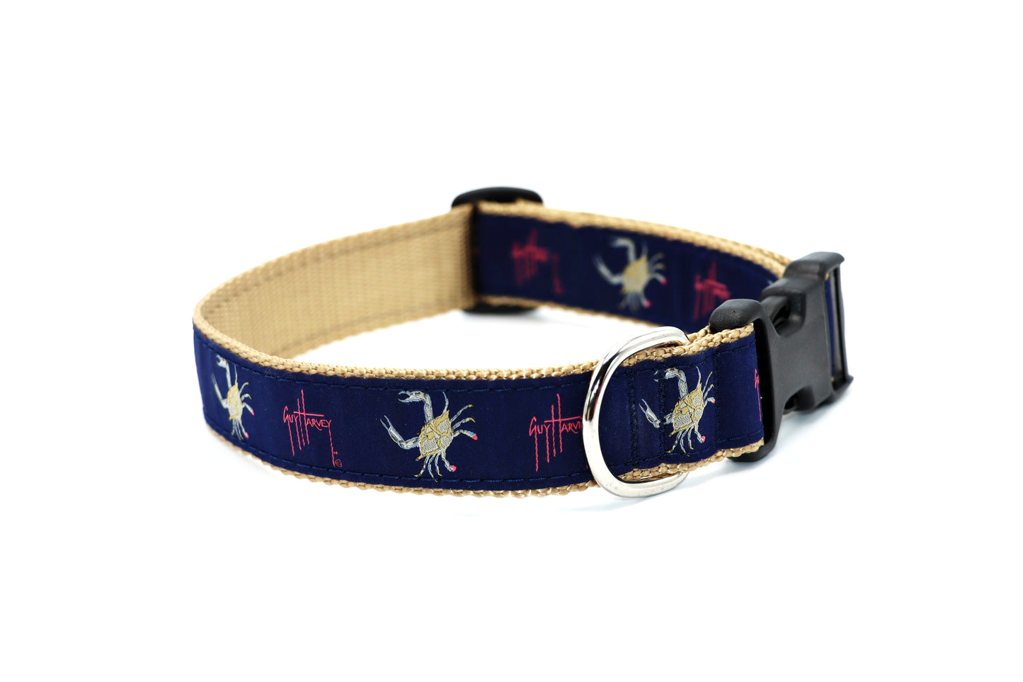 Crab on Navy Dog Collar | Guy Harvey – Guy Harvey