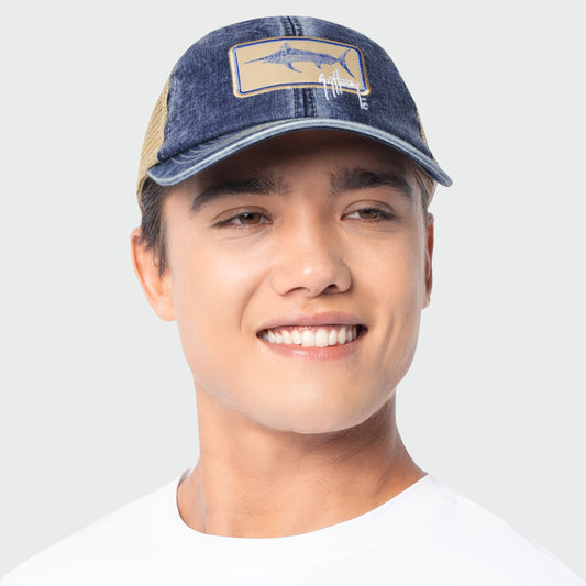 Denim Billfish Trucker Hat