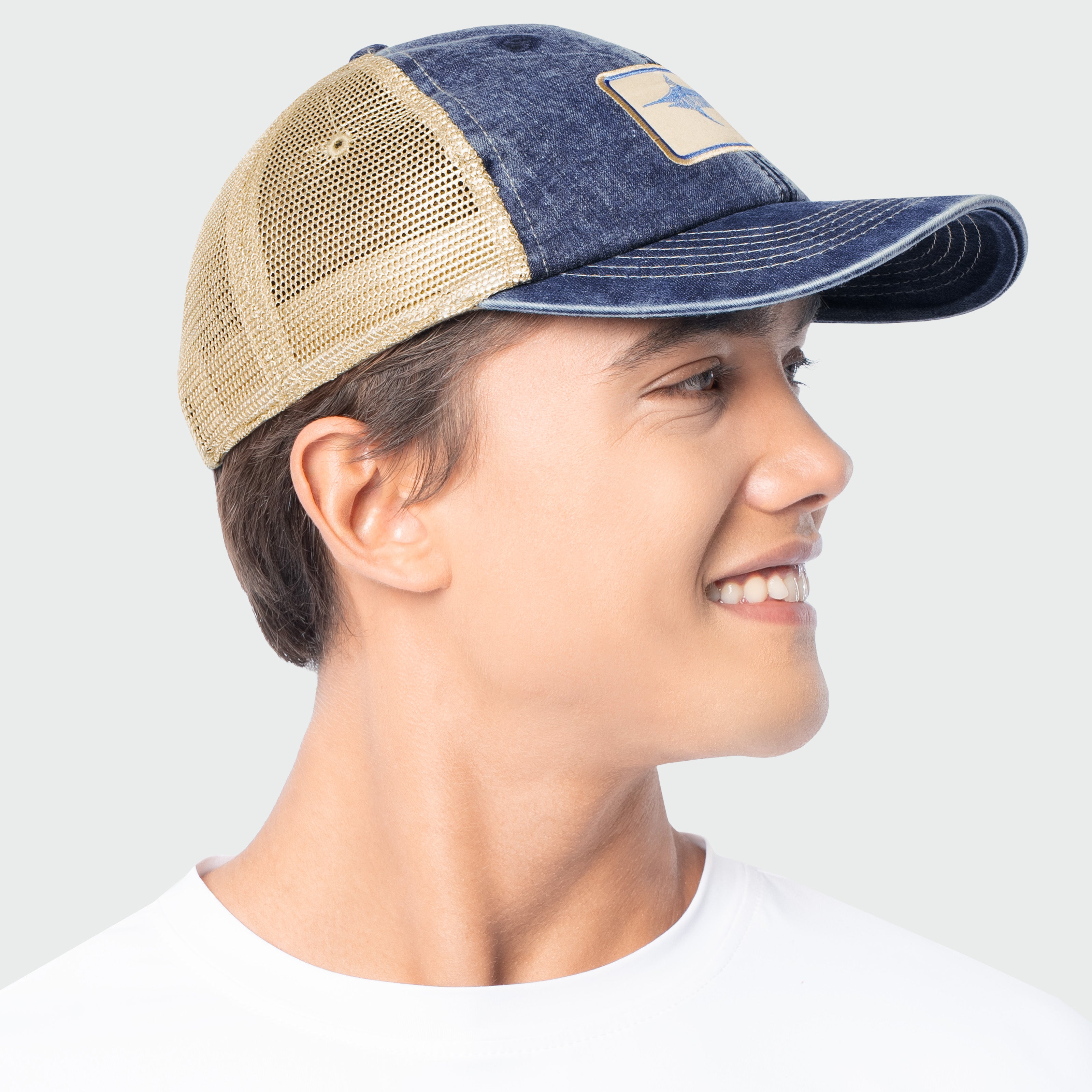 Denim Billfish Trucker Hat