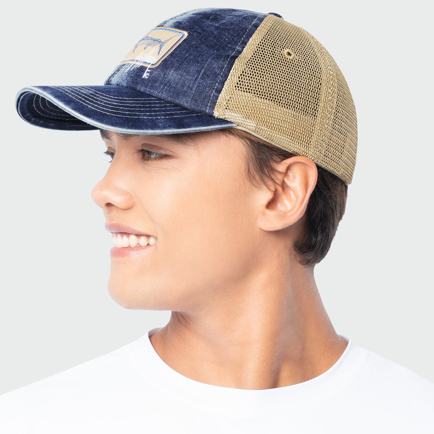 Denim Billfish Trucker Hat