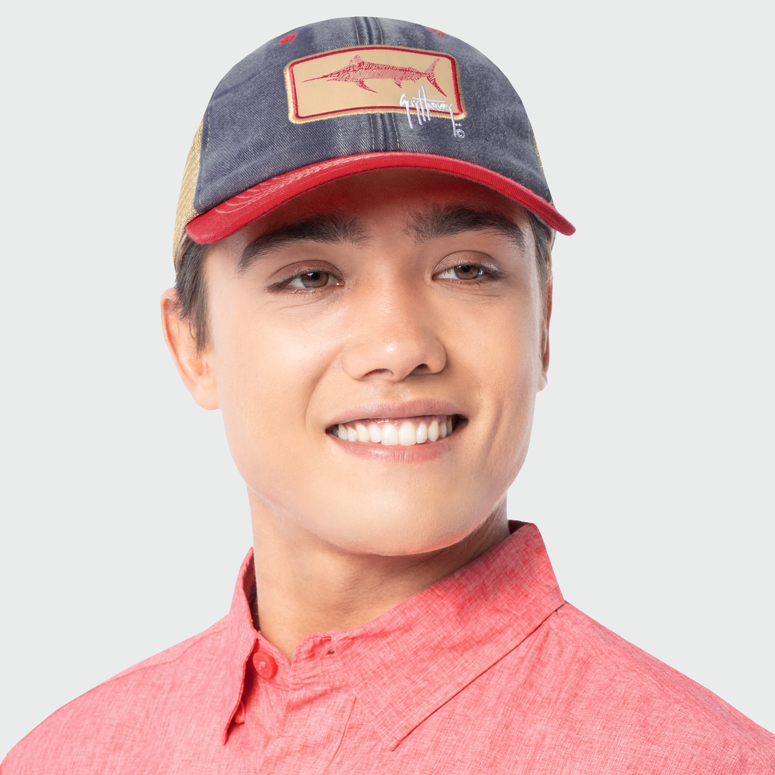 Denim Billfish Trucker Hat