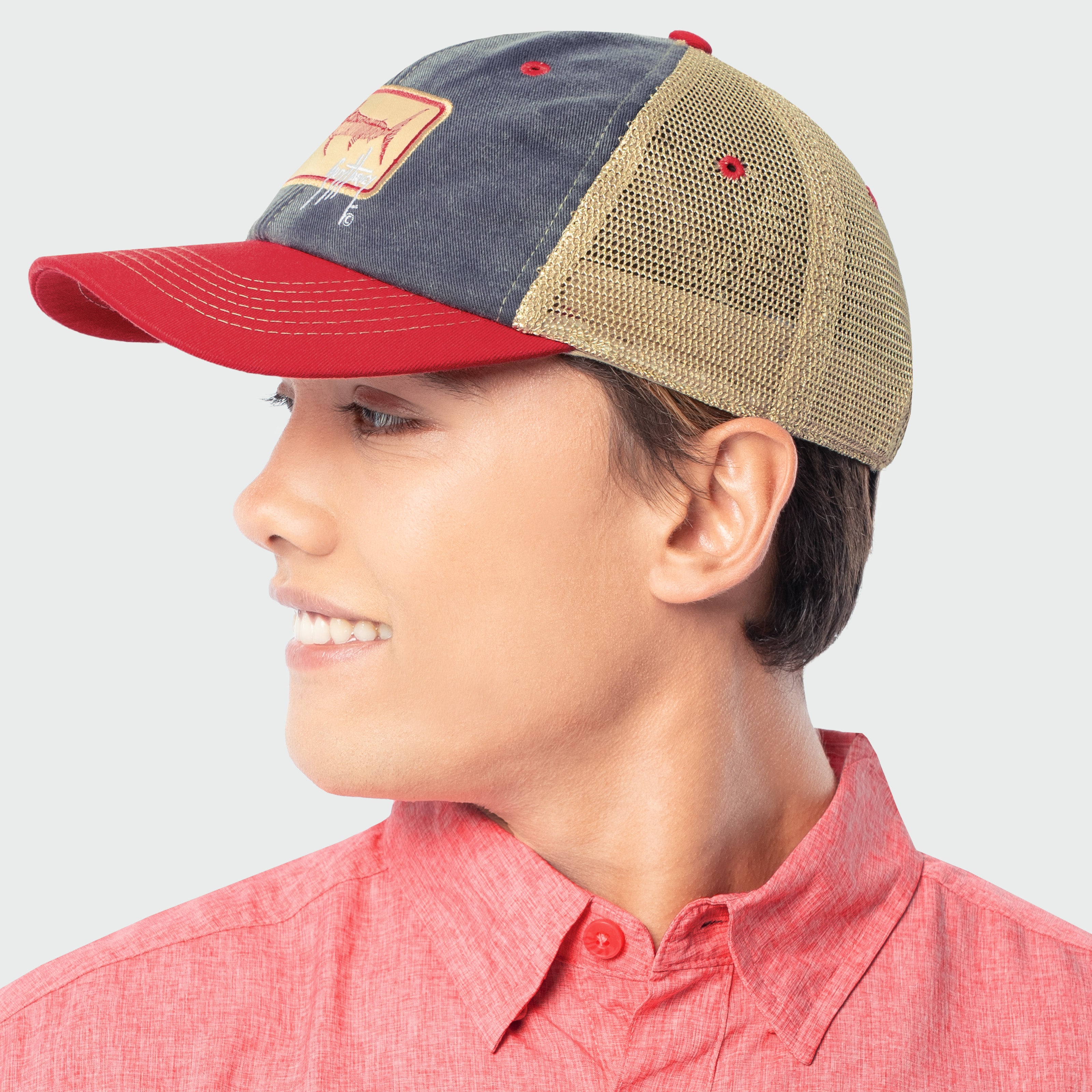 Denim Billfish Trucker Hat