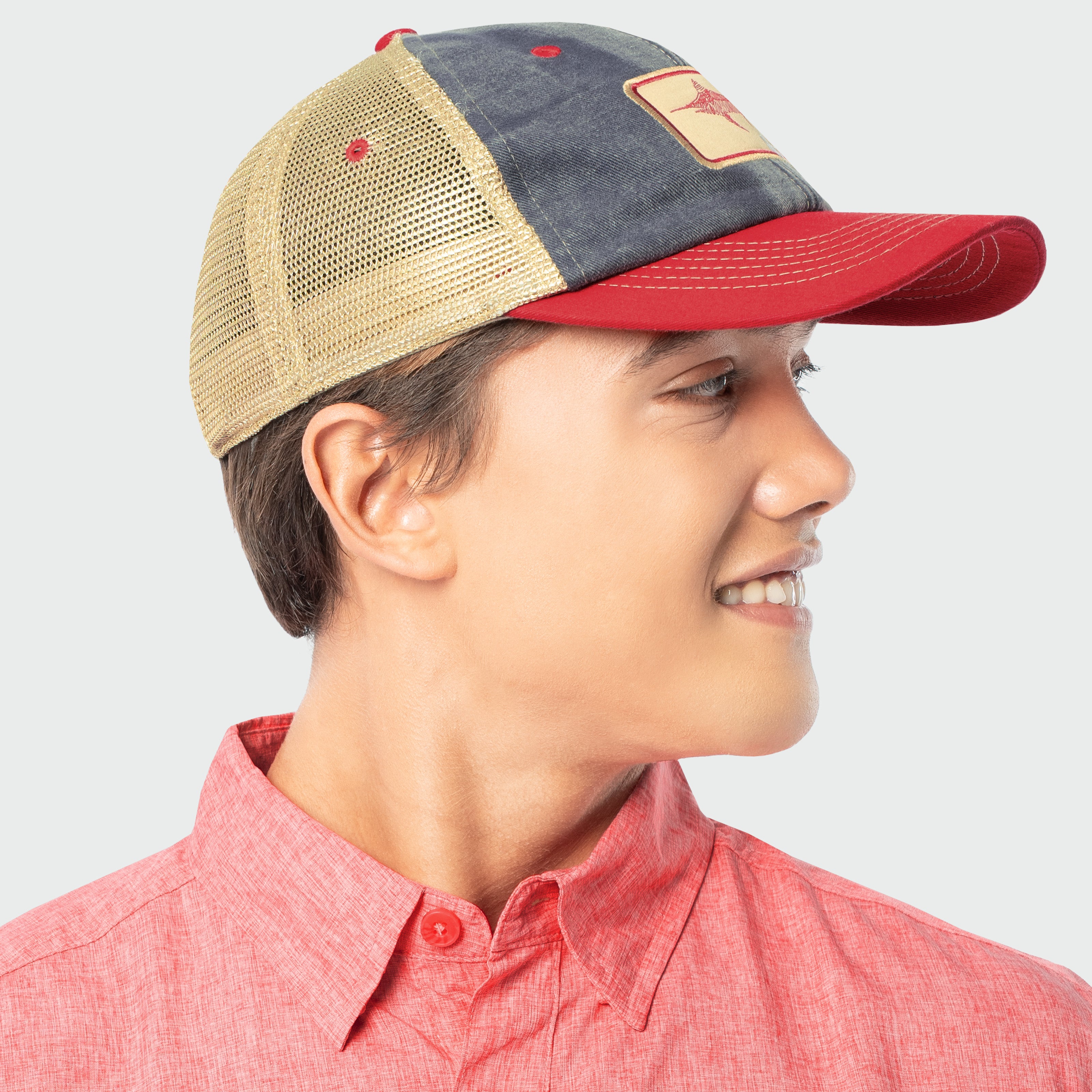 Denim Billfish Trucker Hat
