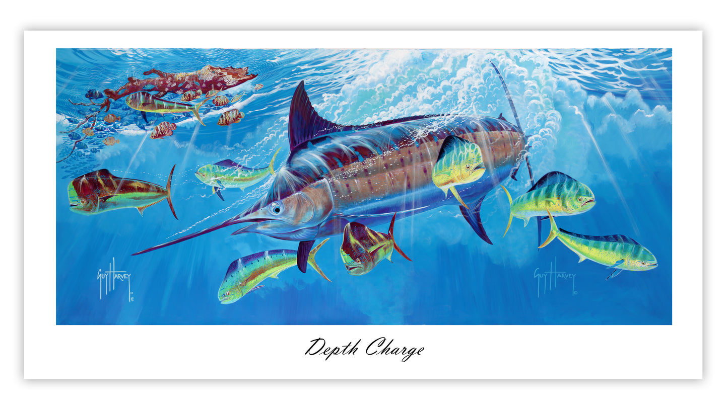 "Depth Charge" Limited Edition Lithograph