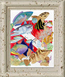 "Divers Delight" Tile Art