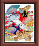 "Divers Delight" Tile Art