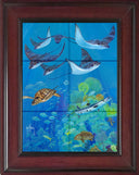 "Eagle Ray Pass" Tile Art