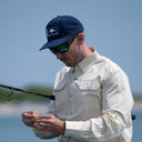 Eco Angler Long Sleeve Fishing Shirt - Almond Milk