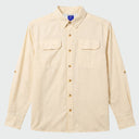Eco Angler Long Sleeve Fishing Shirt - Almond Milk