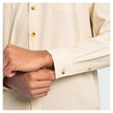 Eco Angler Long Sleeve Fishing Shirt - Almond Milk