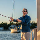 Eco Angler Long Sleeve Fishing Shirt - Moonlit Ocean