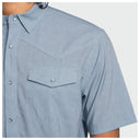 Eco Angler Western Fishing Shirt - Faded Denim