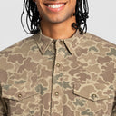 Eco Angler Western Fishing Shirt - Mallard Camo
