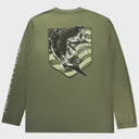 Eco Cast Sun Protection Crew - Bass Badge