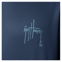 Guy Harvey logo on a navy blue background