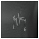 Black fabric with Guy Harvey logo in white