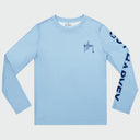 Kids Eco Cast Sun Protection Crew - Mako Scribble
