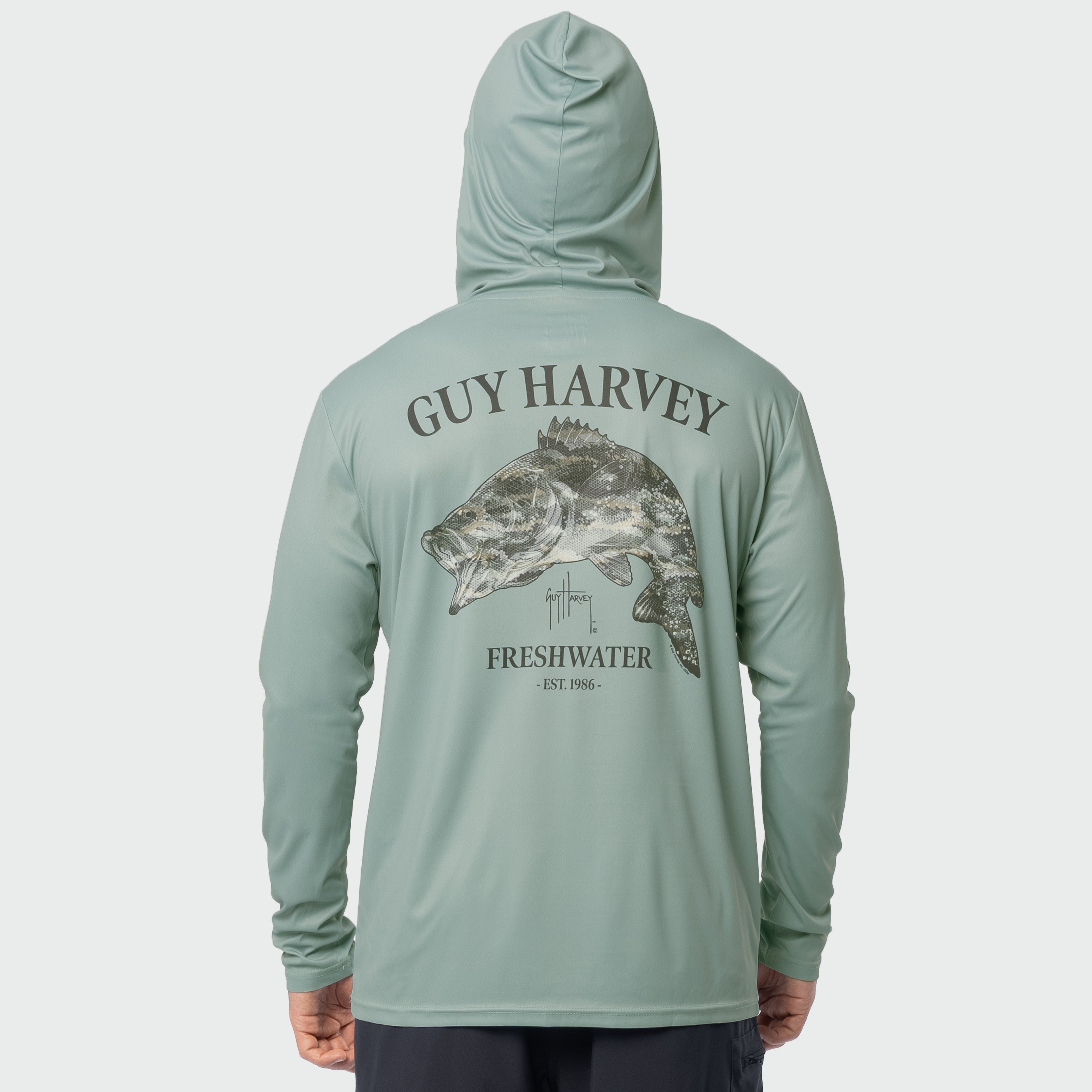 Eco Cast Sun Protection Hoodie - Freshwater Camo