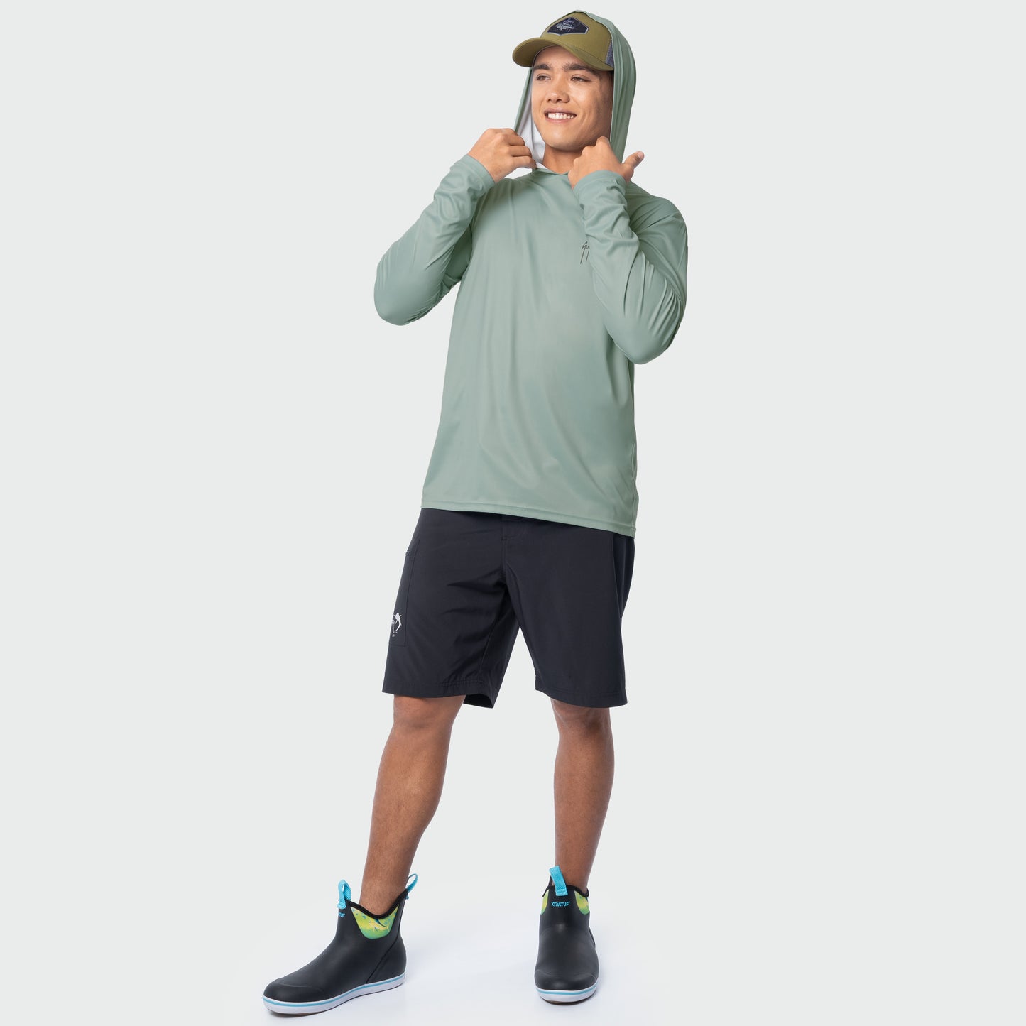 Eco Cast Sun Protection Hoodie - Freshwater Camo